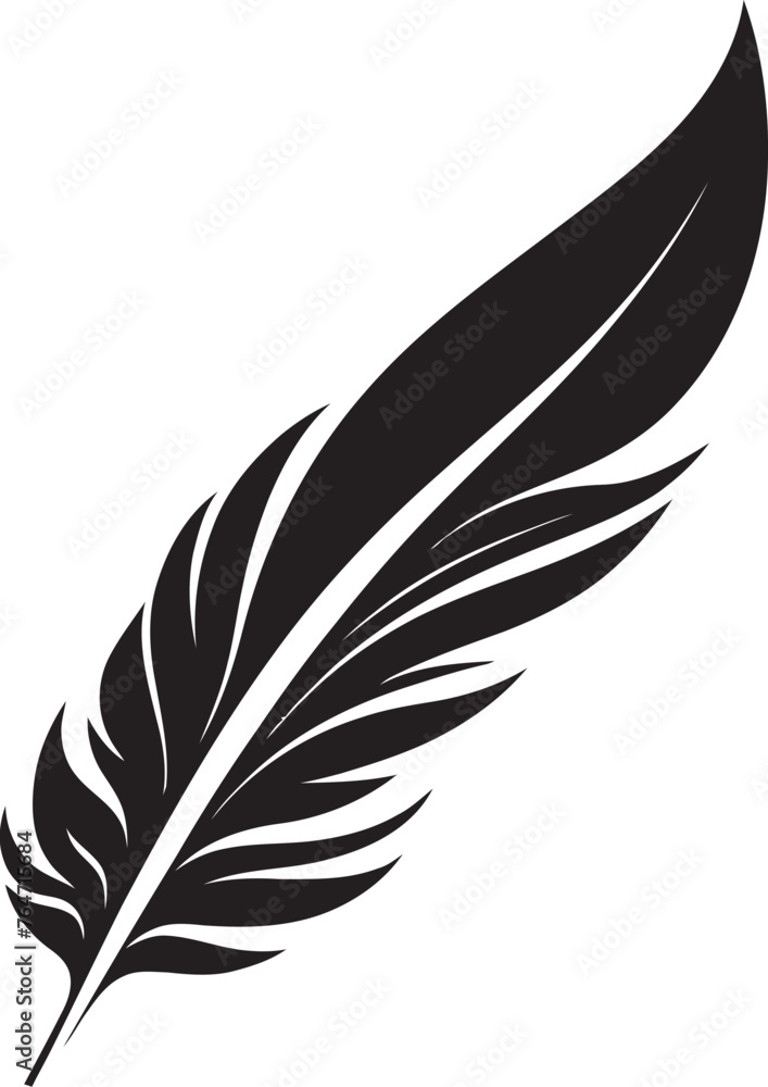 Feather Symbol Graphic Clean Logo Design Modern Feather Vector Minimalist Logo Inspiration