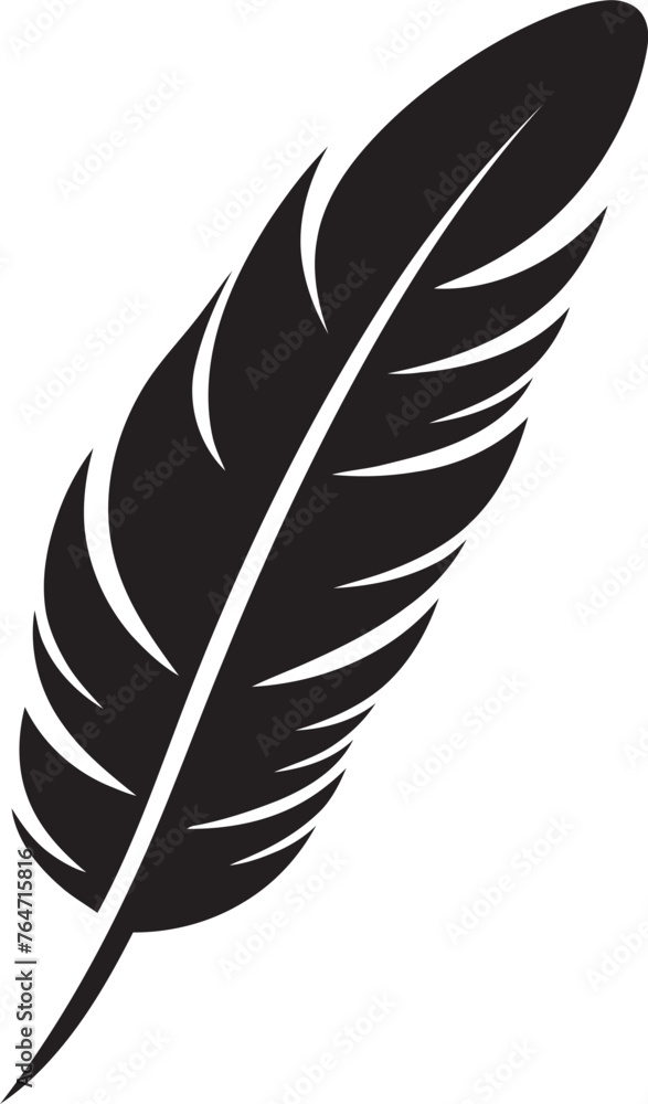 Clean Feather Vector Elegant Logo Concept Minimalist Feather Graphic Streamlined Logo Design Clean Feather Vector Elegant Logo Concept Minimalist Feather Graphic Streamlined Logo Design