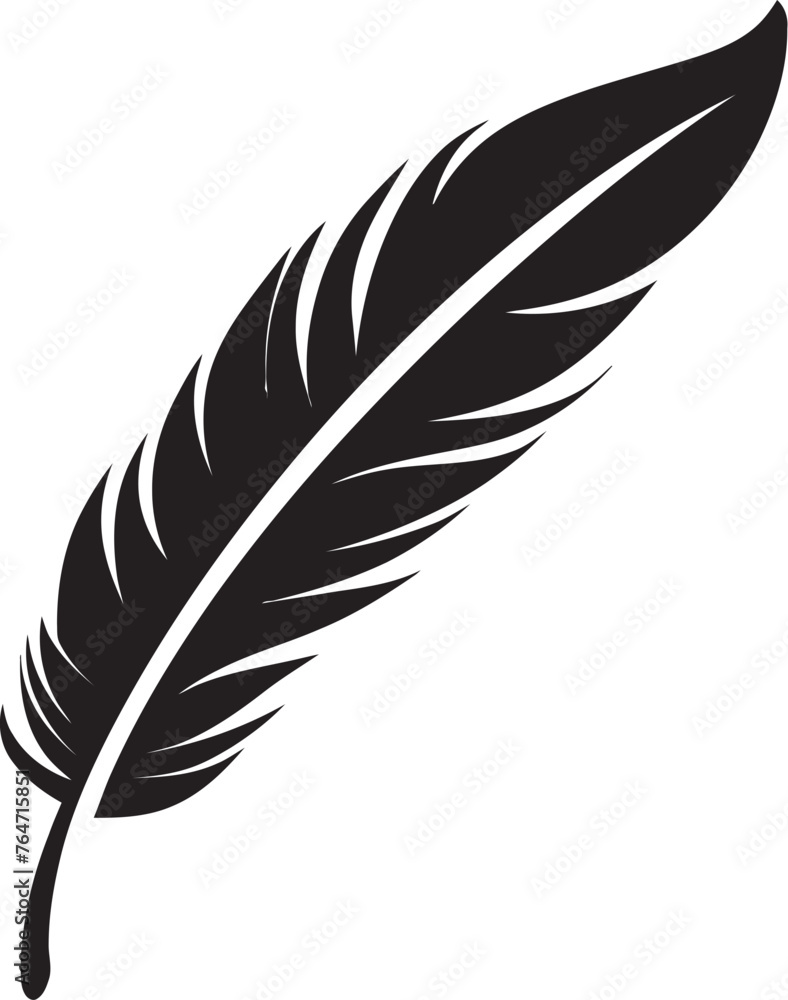 Elegant Feather Vector Simplistic Logo Concept Minimalist Feather Symbol Elegant Logo Graphics Elegant Feather Vector Simplistic Logo Concept Minimalist Feather Symbol Elegant Logo Graphics