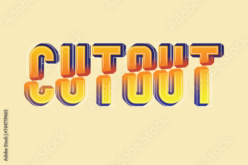 Cutout Text Effect