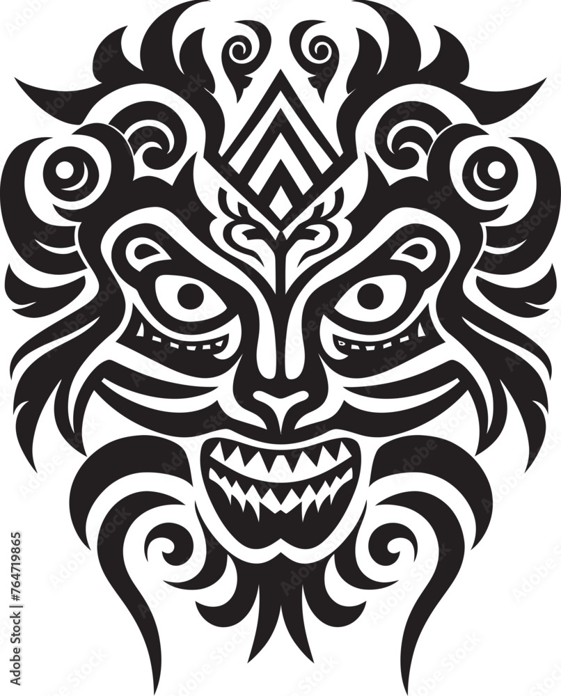 Tribal Treasures Dayak Pattern Vector Icon Embracing Indigenous Artistry Tribal Traditions Vector Graphics Reflecting Authentic Dayak Art Tribal Treasures Dayak Pattern Vector Icon Embracing Indigenous Artistry Tribal Traditions Vector Graphics Reflecting Authentic Dayak Art