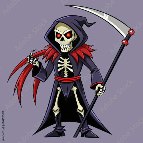 Grim reaper logo design