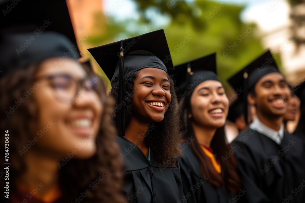 Young black Graduate with Bright Future Young black Graduate with Bright Future
