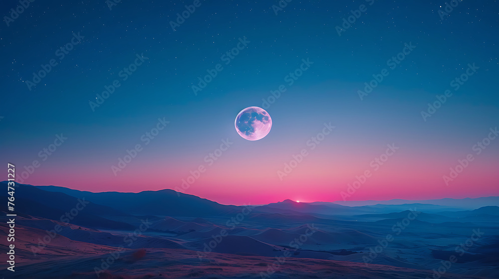 moon and clouds, background