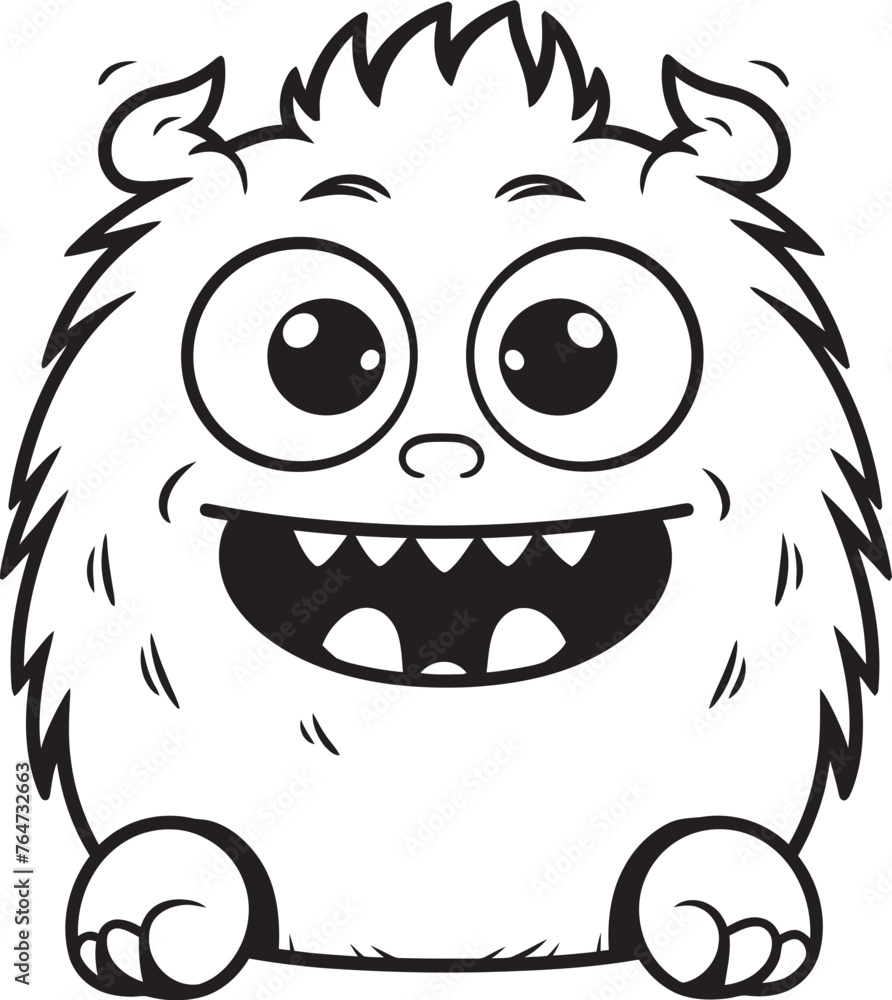 Affectionate Antics Cute Monster Vector Graphics and Icon Compilation Playful Pals Emotional Cartoon Monster Vector Logo and Design Showcase