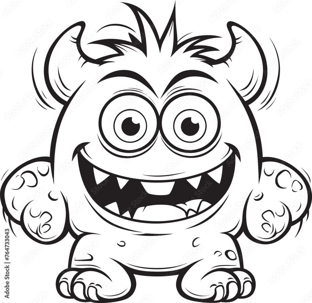 Lovable Monster Lineup Vector Graphics of Cute Cartoon Monsters Silly Monster Squad Vector Logo and Design Assortment Lovable Monster Lineup Vector Graphics of Cute Cartoon Monsters Silly Monster Squad Vector Logo and Design Assortment