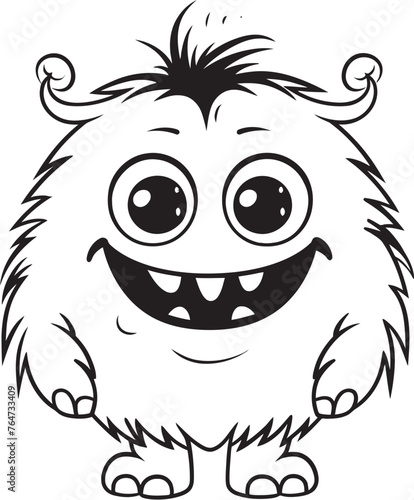 Whimsical Monster Melodies Vector Logo and Graphics Ensemble Adorable Monster Adventures Vector Design Collection for Cute Creatures