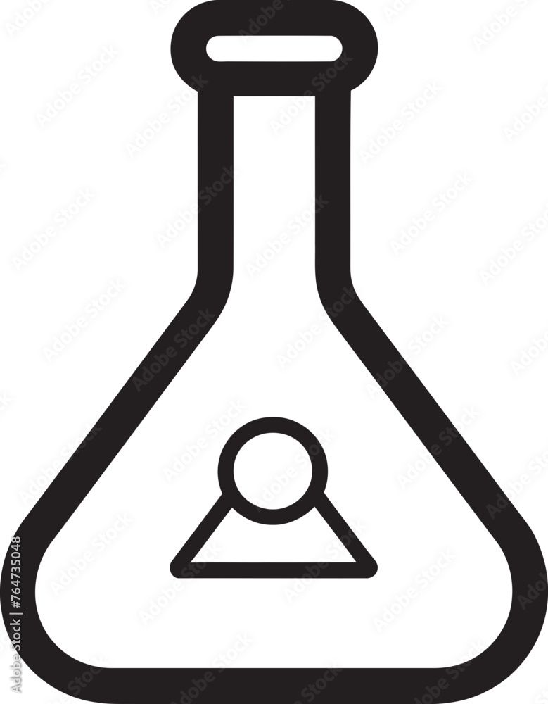Laboratory Icons Erlenmeyer Flask Vector Logo and Graphics Set Flask Fantasia Erlenmeyer Bottle Vector Icon and Design Compilation