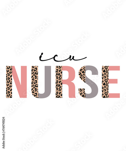 ICU nurse t shirt design