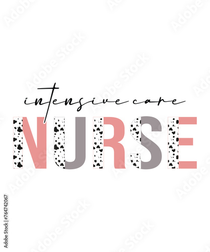 Intensive care nurse t shirt design