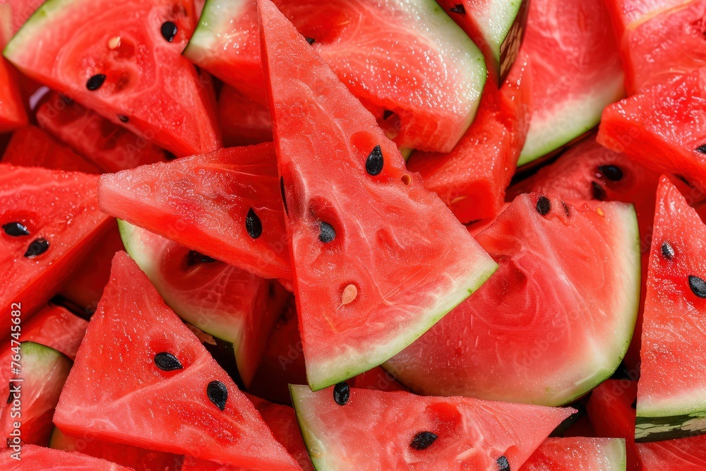 Slices of watermelons