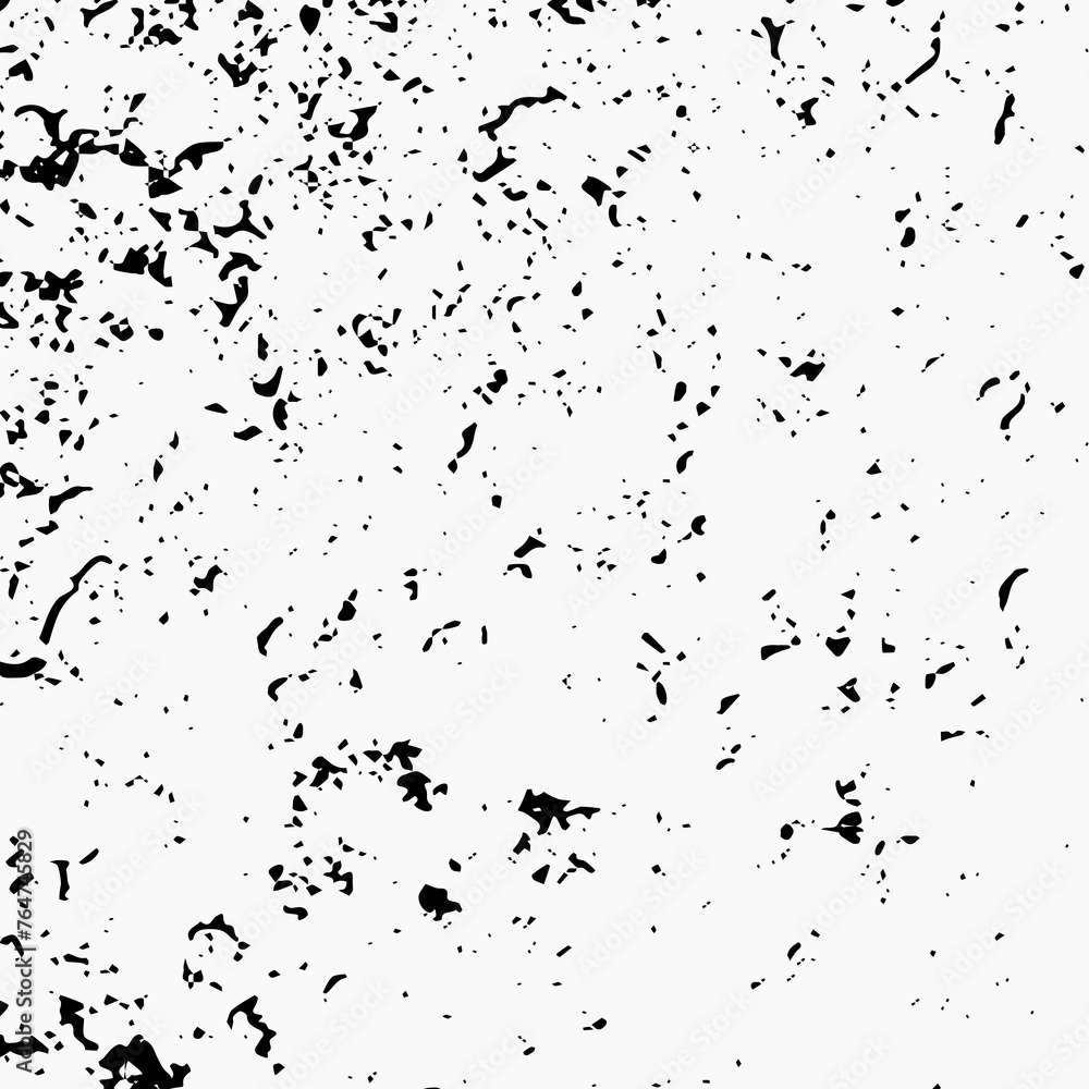 Fototapeta premium Rough, scratch, splatter grunge pattern design brush strokes. Overlay texture. Faded black-white dyed paper texture. Sketch grunge design. Use for poster, cover, banner, mock-up, stickers layout.
