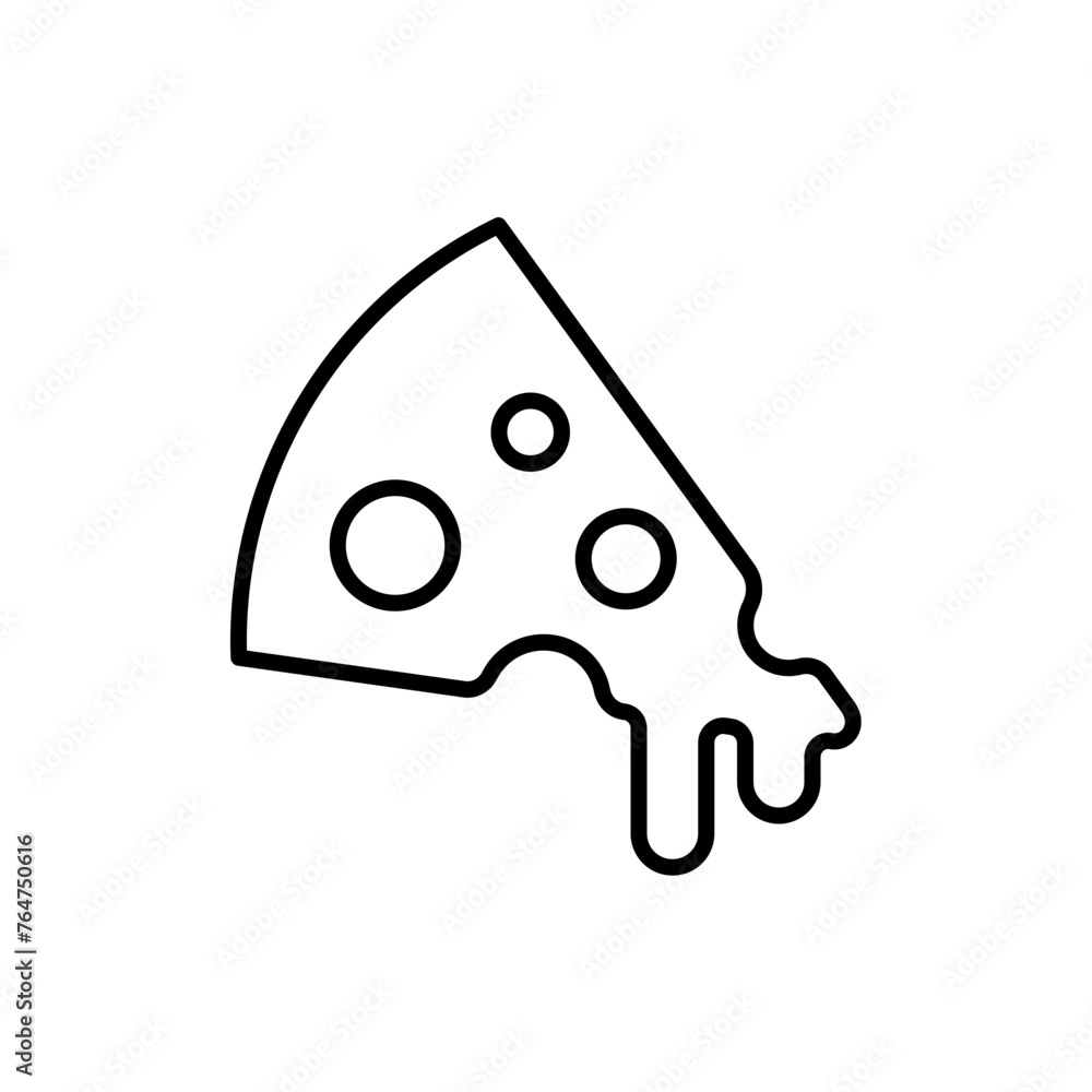 Cheese outline icons, minimalist vector illustration ,simple transparent graphic element .Isolated on white background Cheese outline icons, minimalist vector illustration ,simple transparent graphic element .Isolated on white background
