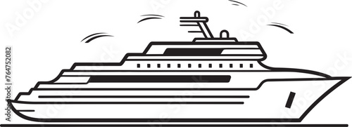 Melodic Mariner Vector Ship Logo for Musician Artists Harmony Horizon Musical Artist Ship Vector Design