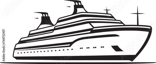 Harmony Helm Ship Icon with Musical Influence Rhythmic Radiance Vector Ship Design for Musicians
