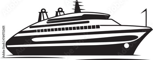 Melody Marquee Musician Artist Ship Emblematic Design Harmony Helm Ship Icon with Musical Influence