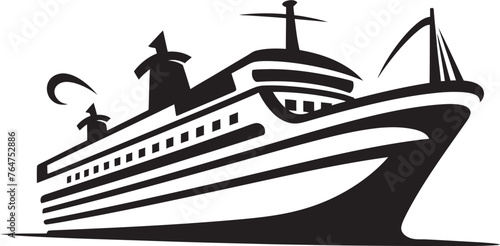 Crescendo Cruiser Ship Design with Musical Influence Melody Mariner Musical Artist Ship Iconic Vector