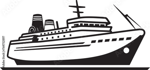 Tuneful Tides Ship Logo Reflecting Musicians Artistry Harmony Helm Musical Ship Emblem with Artistic Flair