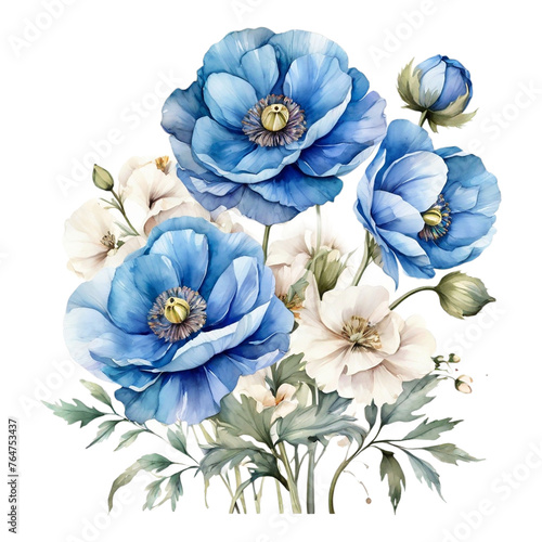 Watercolor Floral Flower Design, Watercolor Flower Arrangements Floral, Watercolor Flower Design, Flower Sublimation Floral Clipart, Clipart, Wedding Decoration