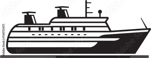 Serenade Stern Ship Design for Musical Artists Rhythmic Routes Musician Artist Ship Iconic Emblem