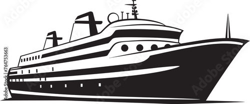 Melody Mast Musical Ship Vector Design for Artists Harmony Helm Ship Emblem for Musician Artists