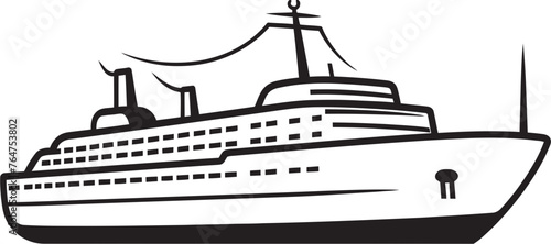 Songwave Sails Musician Ship Vector Graphics Melody Mariner Ship Icon for Musical Artists