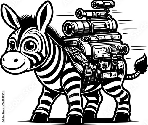 Zoomy Zonkey Cartoon icon 6