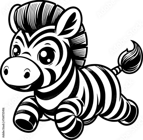 Zippy Zebra Cartoon icon 10
