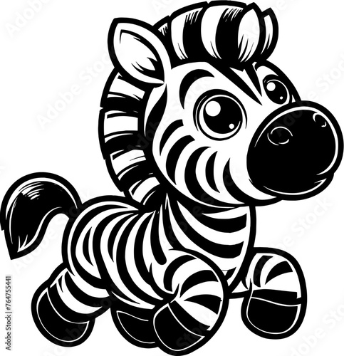 Zippy Zebra Cartoon icon 2
