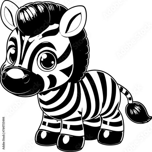 Zippy Zebra Cartoon icon 3