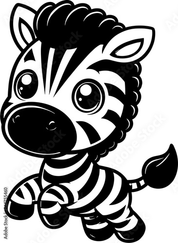 Zippy Zebra Cartoon icon 1