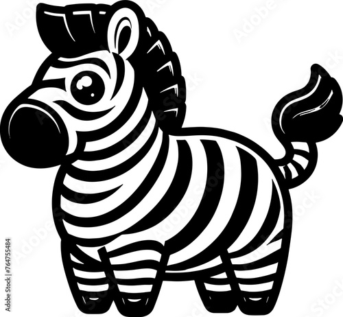 Zigzag Zebra Cartoon icon 13