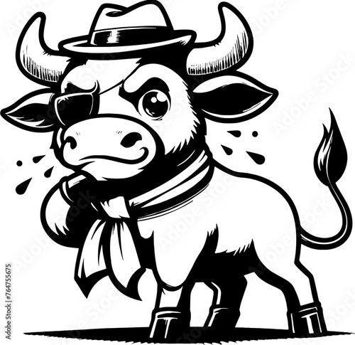 Zesty Zebu Cartoon icon