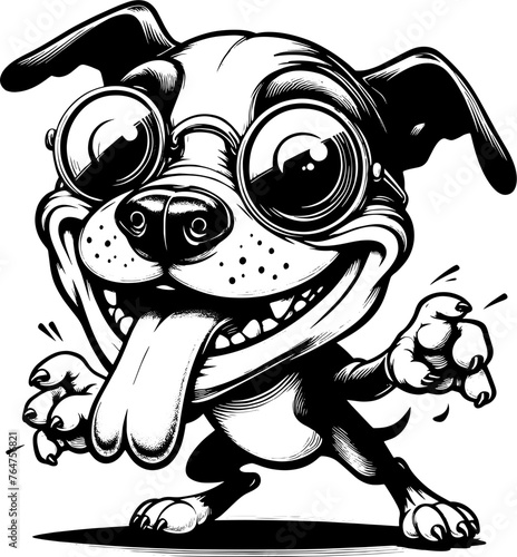 Zany Pit bull Cartoon icon 13