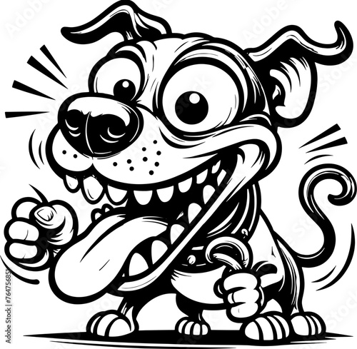 Zany Pit bull Cartoon icon 11