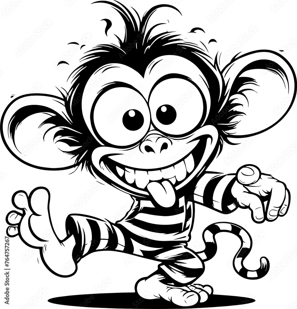 Zany Monkey Cartoon icon 6 Zany Monkey Cartoon icon 6
