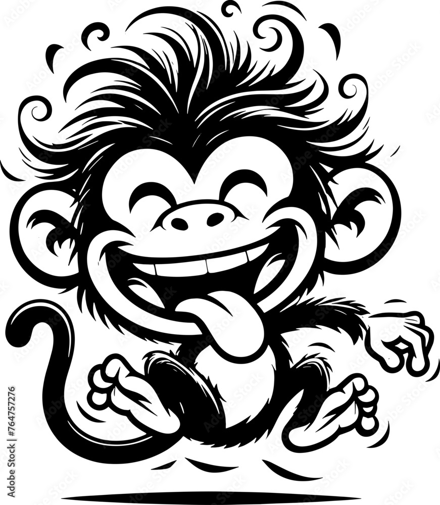 Zany Monkey Cartoon icon 2