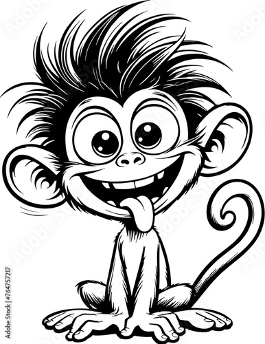 Zany Monkey Cartoon icon 8