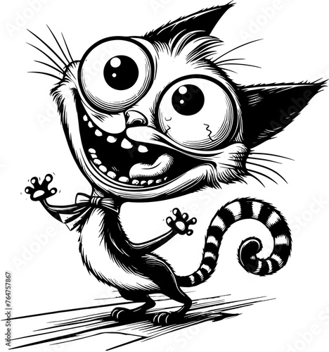 Zany Cat Cartoon icon