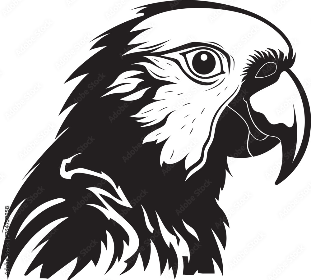 Obraz premium Twilight Intrigue Silhouette Mask Emblem Ethereal Essence Masquerade Graphic Concept