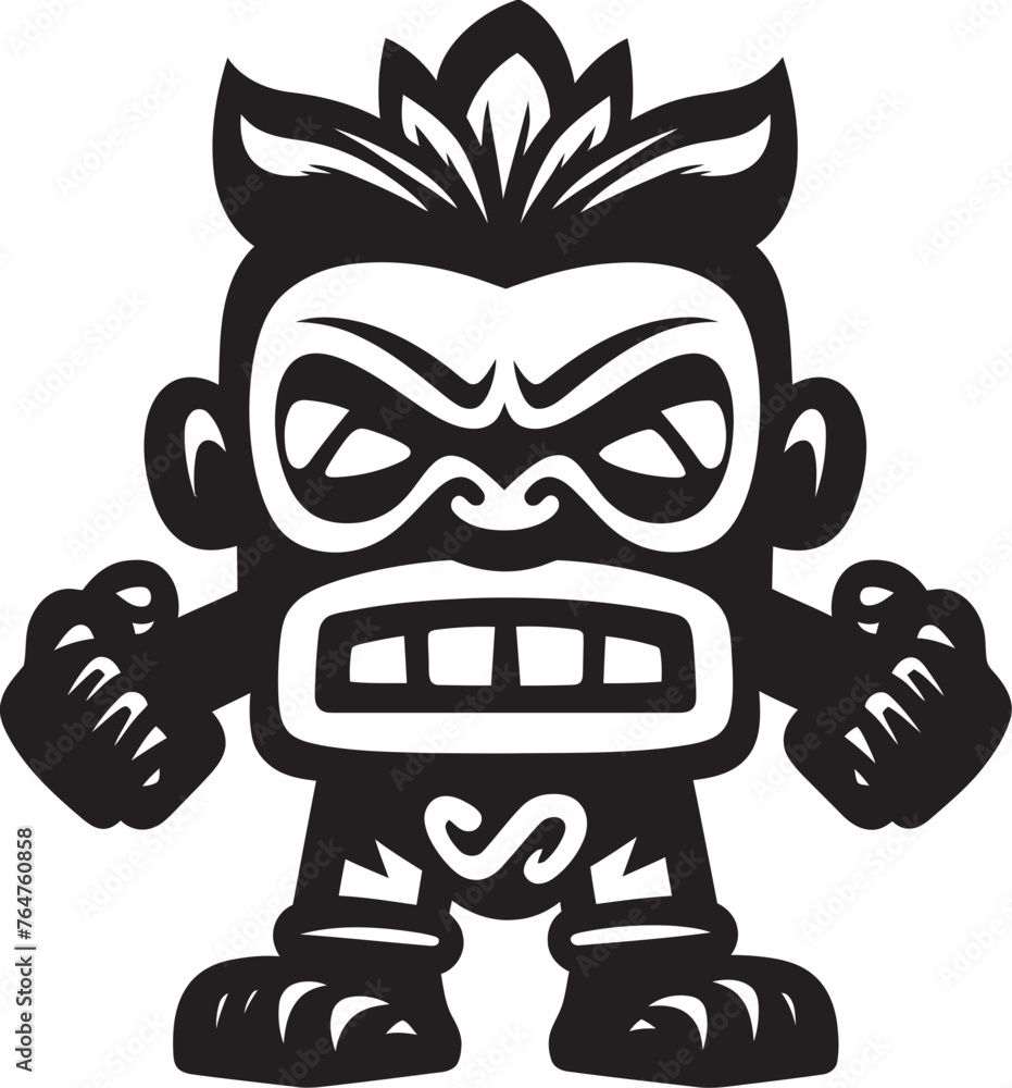 Tribal Tunes Vector Graphic of a Full Body Thick Lineart Tiki Playing Traditional Island Music Tiki Tales Bold Tiki Character in Thick Lineart Vector Illustration Sharing Stories of Island Adventures Tribal Tunes Vector Graphic of a Full Body Thick Lineart Tiki Playing Traditional Island Music Tiki Tales Bold Tiki Character in Thick Lineart Vector Illustration Sharing Stories of Island Adventures
