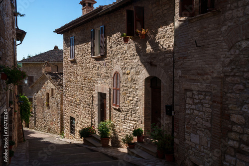 Fototapeta Naklejka Na Ścianę i Meble -  Corciano, medieval village near Perugia, Umbria