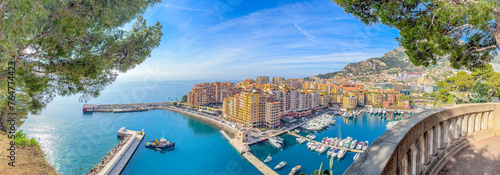 Port of Fontvieille Panoramic view photo