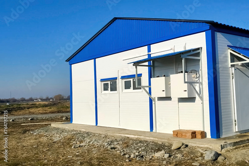 Service technical building Construction of prefabricated buildings photo