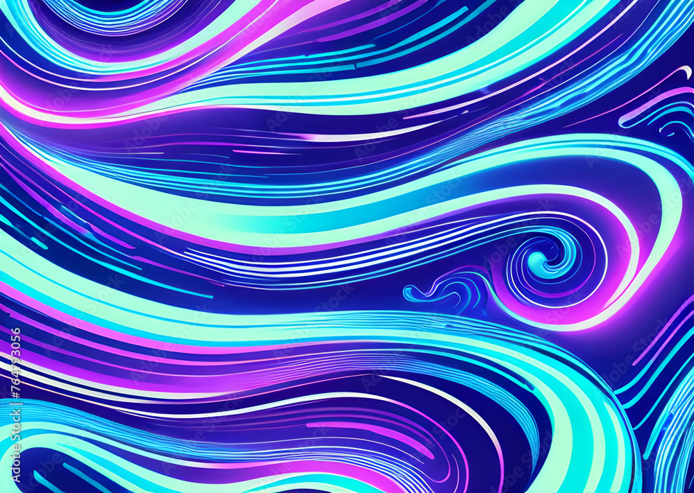 Bright poster, fashionable restro style, wavy multi-colored, beautiful wide format, 60s, 70s, 80s, colorful watercolor background for poster or brochure cover design, Generative AI Bright poster, fashionable restro style, wavy multi-colored, beautiful wide format, 60s, 70s, 80s, colorful watercolor background for poster or brochure cover design, Generative AI