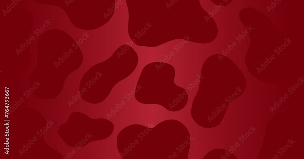 Red Background Cow Skin Animated Red Background Cow Skin Animated