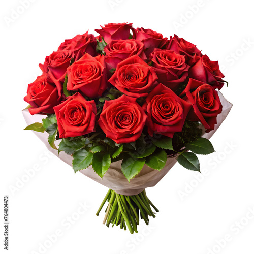 A Bouquet Of Crimson Roses