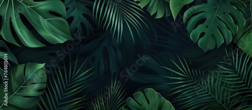 fresh green tropical leaves backgrounds and wallpapers