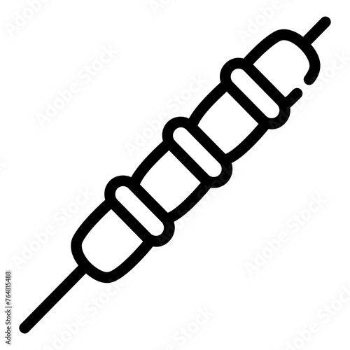skewer outline icon