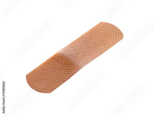 Medical adhesive bandage. Isolated on transparent background.